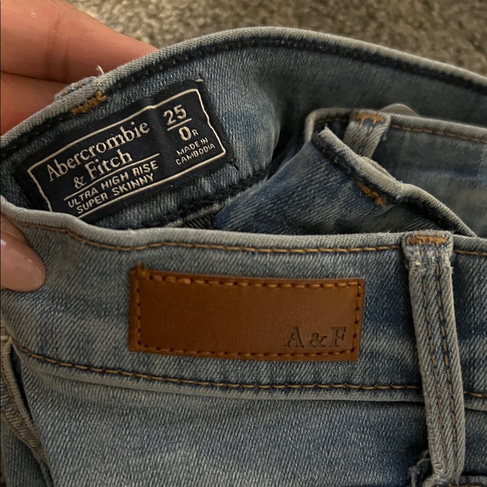 Abercrombie & Fitch Denim Ultra High Rise Jeans